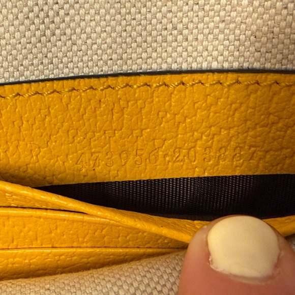 Gucci GG Supreme Monogram Neo Vintage Zip Wristlet Pouch Beige New Acero Crop - Picture 16 of 16